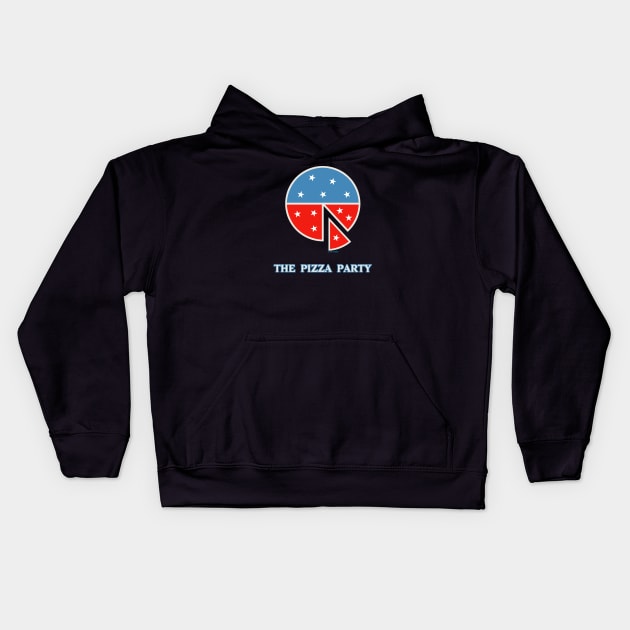 The Pizza Party Kids Hoodie by FanboyMuseum